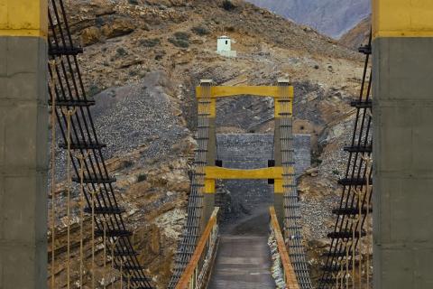 Chicham suspension bridge, Spiti