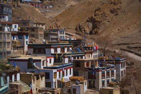 Kibber village houses, Spiti