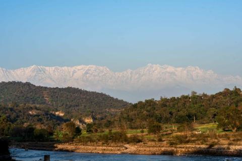 The Dhauladhar range at Dharamshala
